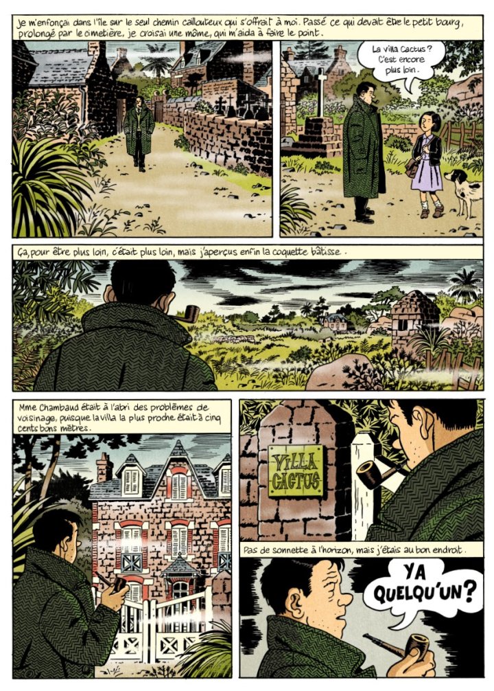 Nestor Burma dans l'île : l'air de rien, une petite pépite de la rentrée 2026 de Casterman