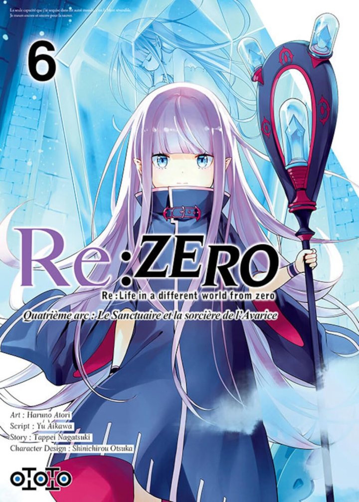 Re : Zero - Quatrième arc T. 6, T. 7 & T. 8 - Par Yu Aikawa & Haruno Atori - Ototo