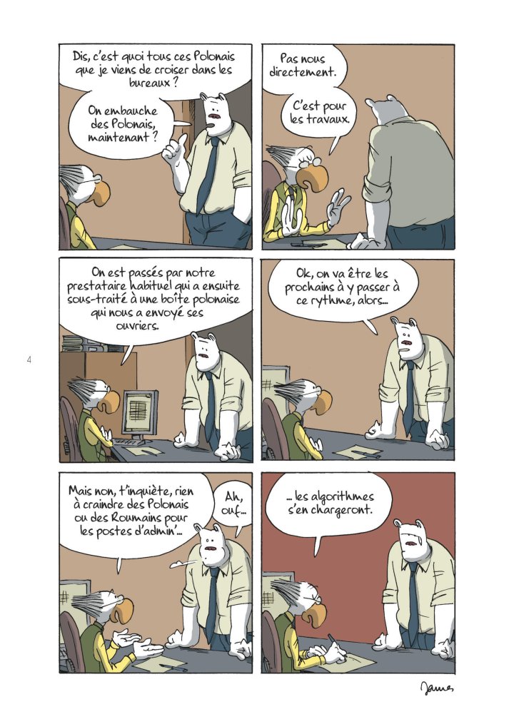 Open Space : pandémie, télétravail et autres contrariétés - Par James - Dargaud