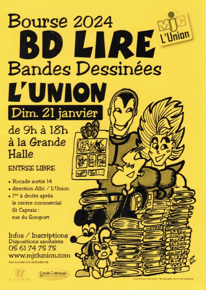 11e Bourse 2024 BD Lire Bandes Dessinées de L'Union (31240)