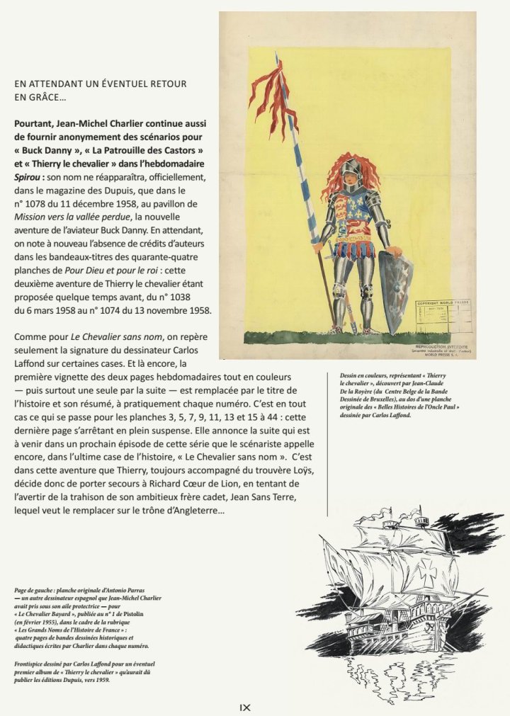 Après "Thierry Le Chevalier", la Collection Jean-Michel Charlier relance Michel Brazier