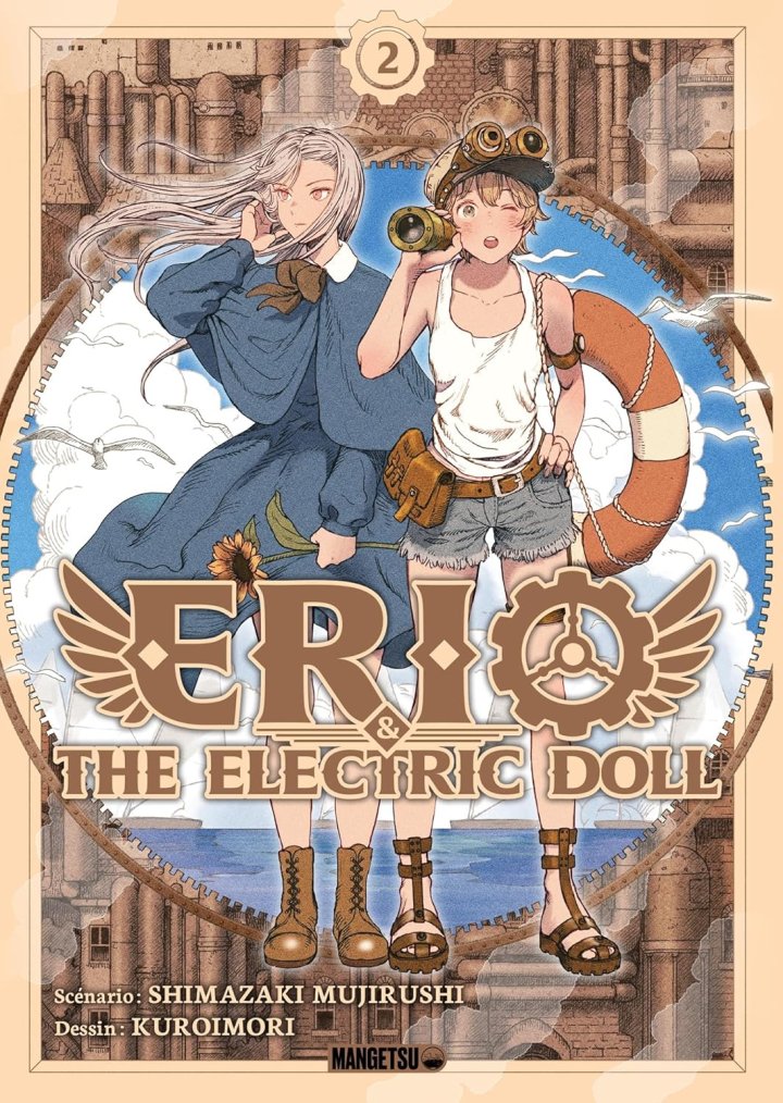 Erio & The Electric Doll T.1 & T.2 - Par Shimazaki Mujirushi & Kuroimori - Mangetsu 