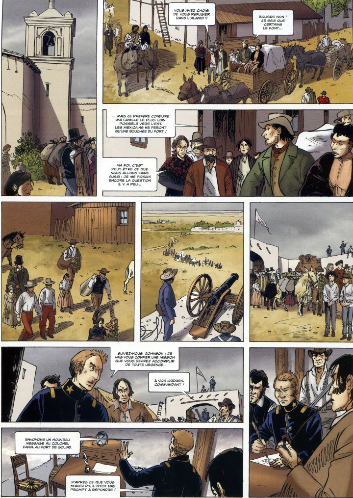 L'épopée de la franc-maçonnerie, David Crockett et les frères d'Alamo – Par Convard & Wagner – Ed. Glénat