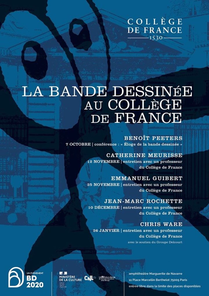 2020 : La bande dessinée entre au Collège de France