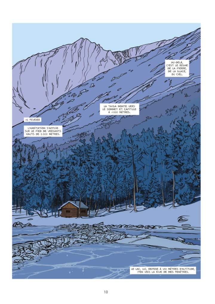 Dans les forêts de Sibérie - Par Virgile Dureuil d'après S. Tesson - Casterman