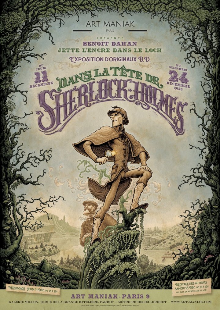Benoît Dahan & Cyril Lieron « On voulait confronter l'esprit cartésien de Sherlock Holmes au surnaturel écossais. » [PODCAST]
