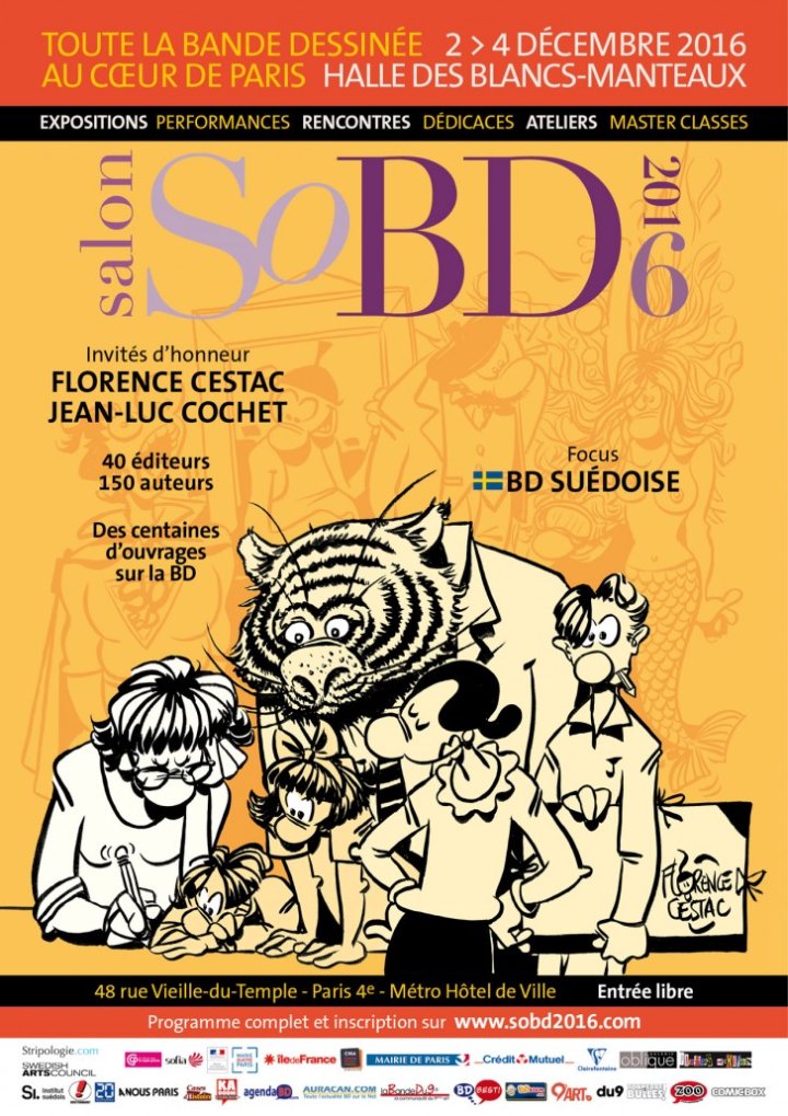 SoBD 2016 - le salon de la BD au cœur de Paris