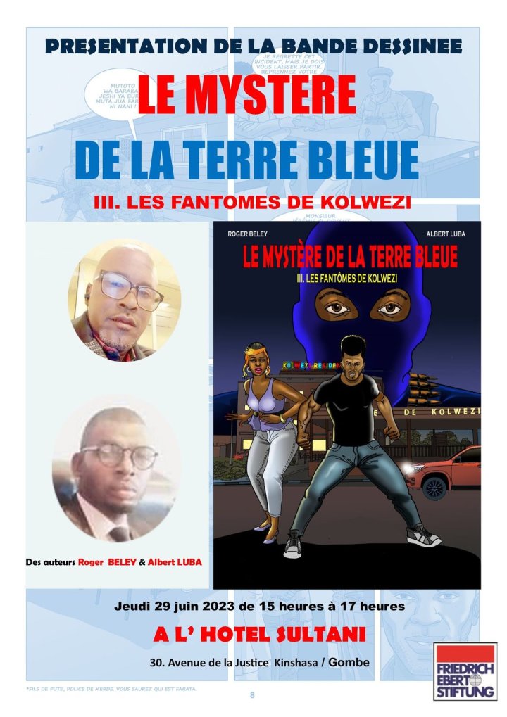 Le Mystère de la terre bleue tome III à Kinshasa
