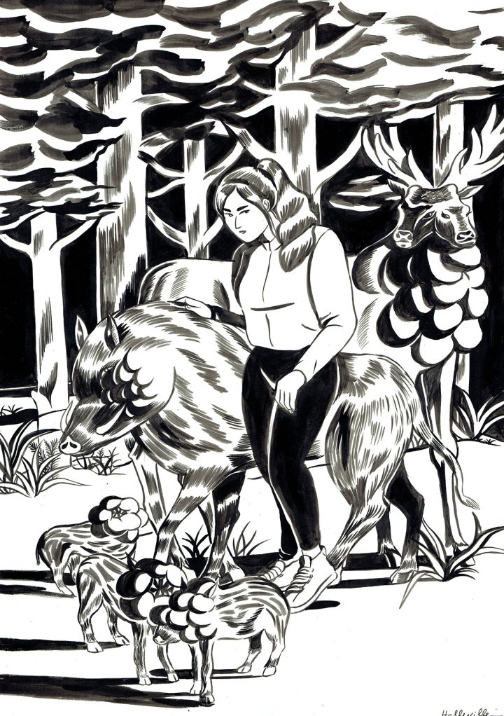 Exposition-vente virtuelle - Elizabeth Holleville - à la Galerie de la Bande Dessinée (Bruxelles)