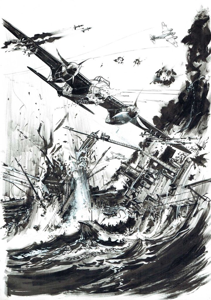Exposition-vente Keith Burns - Aviation Seconde Guerre mondiale - Galerie Comic Art Factory Bruxelles