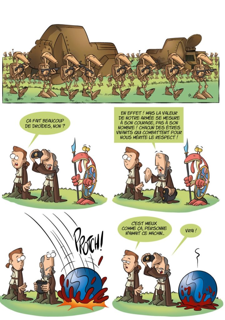 Space Wars, l'univers de Georges Lucas parodié par Baba, Tartuff & Lapuss'