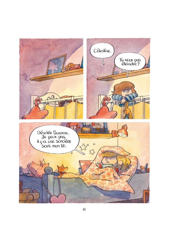Les sœurs même pas peur T. 1 La sorcière sous le lit - Par Clément C. Fabre - Ed. Bayard