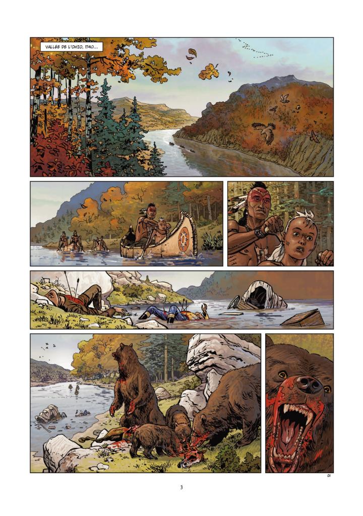 Ohio : La Belle Rivière T.1 - Par Duval, Brada & Fernandez - Ed. Delcourt