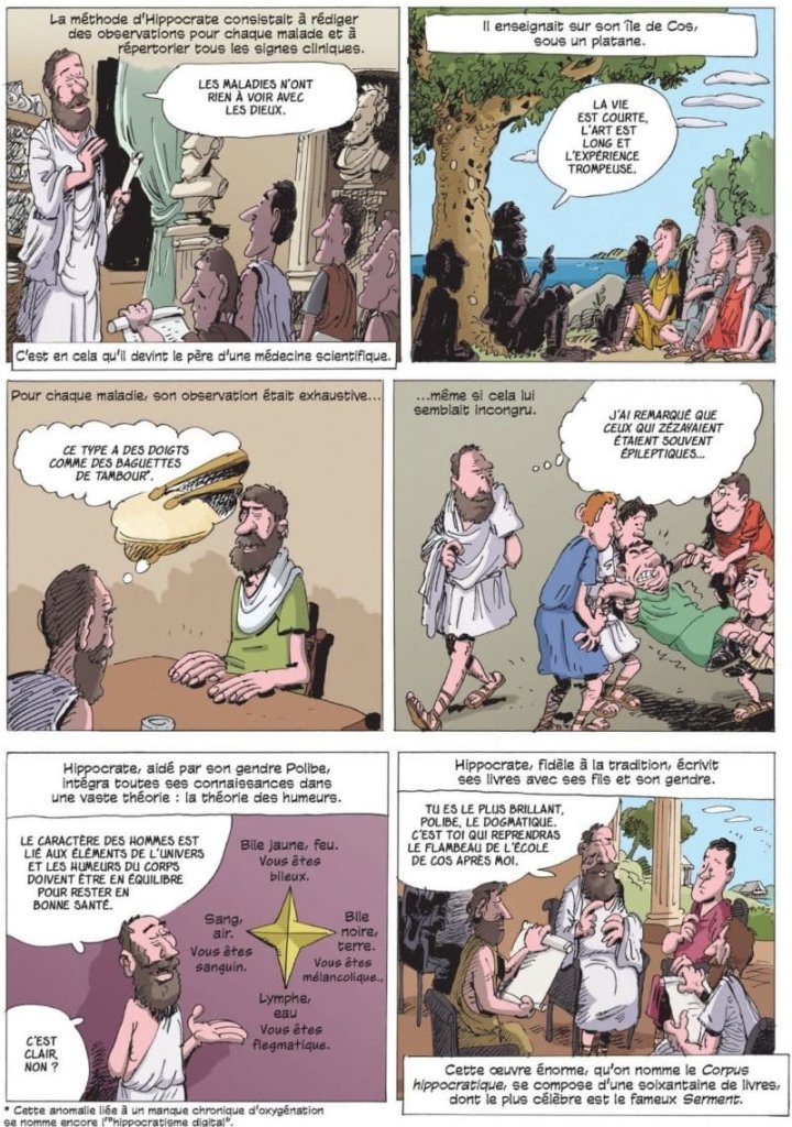 L'incroyable histoire de la médecine - Par Jean-Noël Fabiani et Philippe Bercovici - Les Arènes BD
