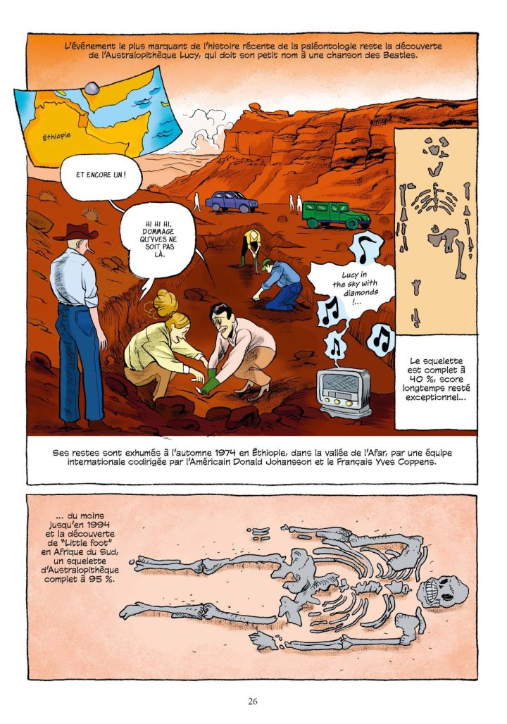 L'incroyable histoire de la Préhistoire - Par Jean-Paul Demoule, Benoist Simmat & Lucas Landais - Les Arènes BD