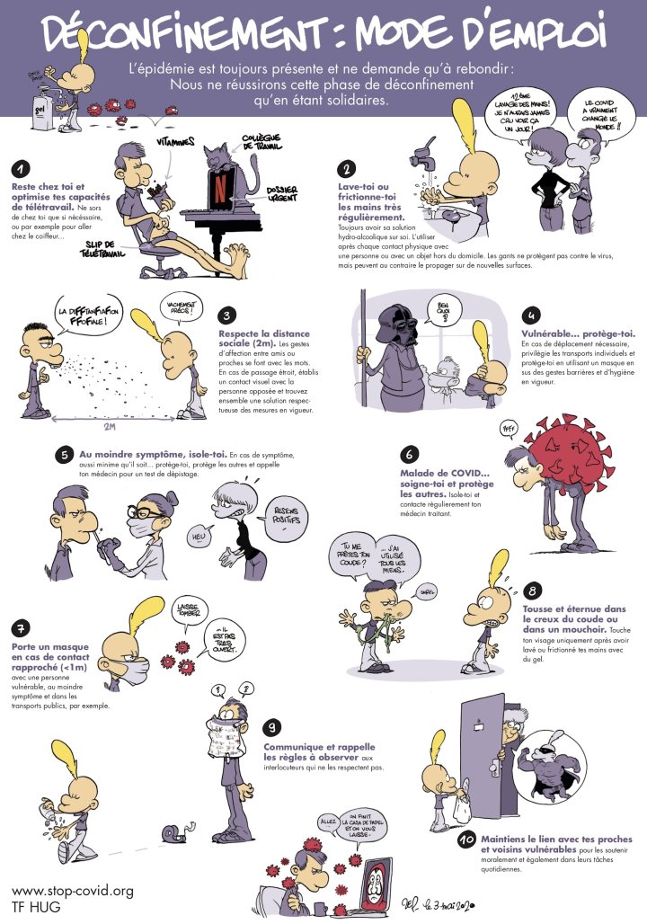 Les auteurs de BD et le déconfinement : mode d'emploi