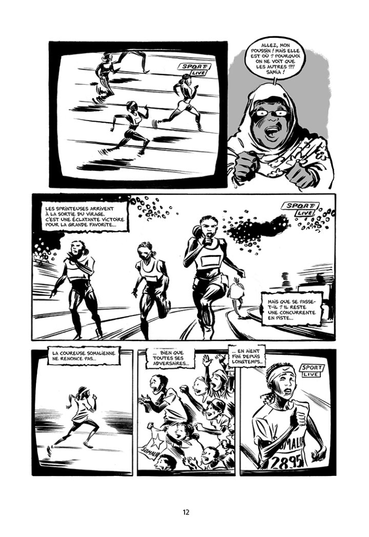 Rêve d'Olympe, le destin de Samia Yusuf Omar - Par Reinhard Kleist (trad. B. Bédoura) - La boîte à bulles