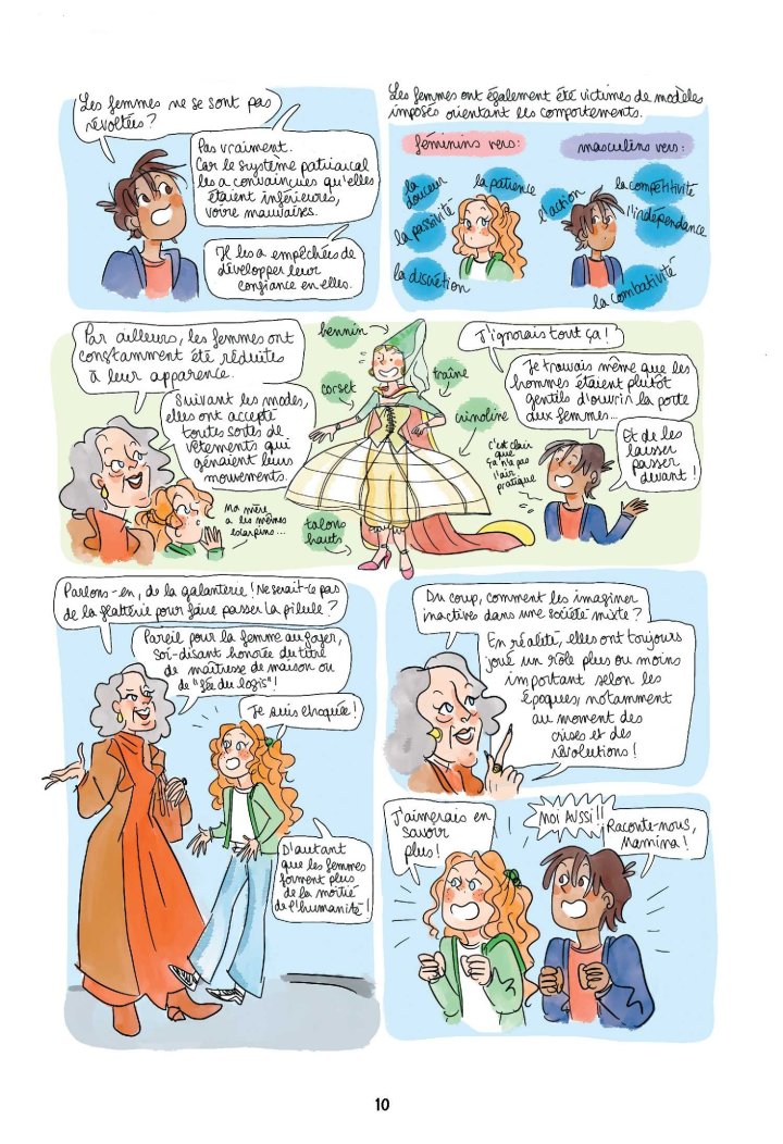 Histoire de France au féminin – Par Sandrine Mirza et Blanche Sabbah – Casterman