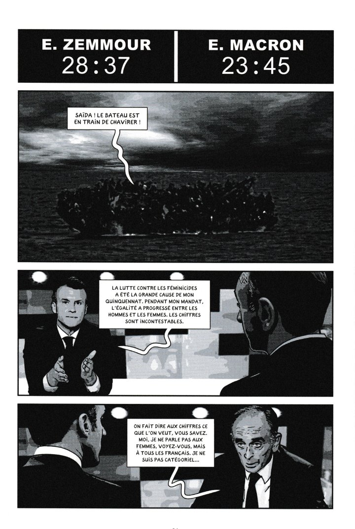 Présidentielles 2022 : Éric Zemmour, personnage de BD