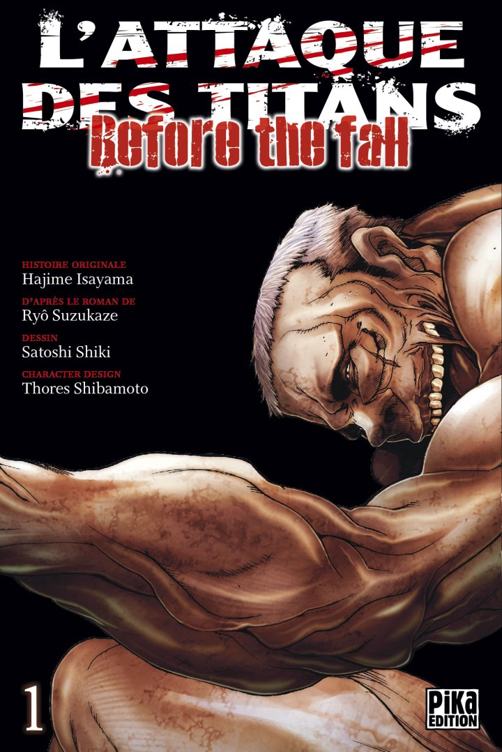 L'Attaque des Titans - Before the Fall T1 & T2 - Par Ryo Suzukabe et Satoshi Shiki - Pika Édition