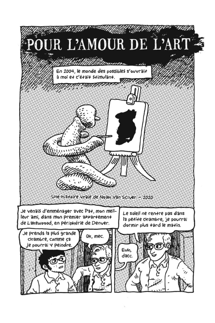 Pour l'amour de l'art - Par Noah Van Sciver - L'employé du Moi