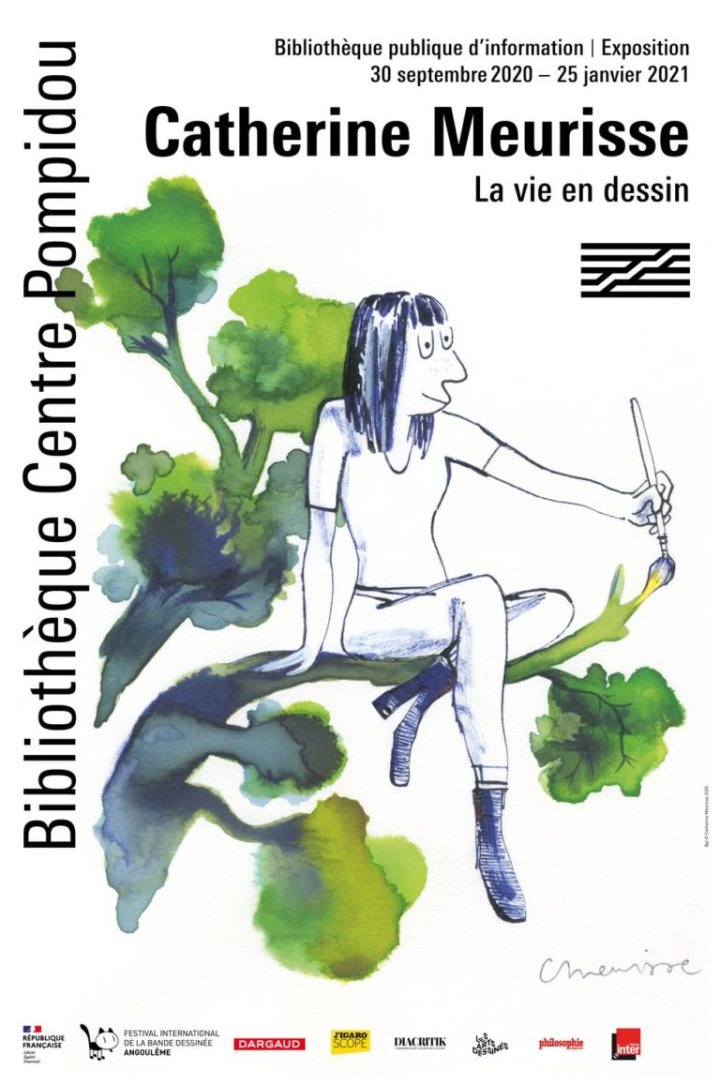 Catherine Meurisse à Beaubourg