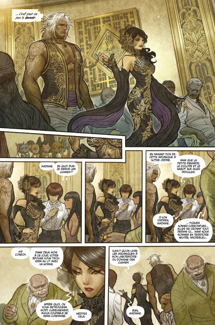 Monstress T1 - Par Sana Takeda & Marjorie Liu - Delcourt Comics.