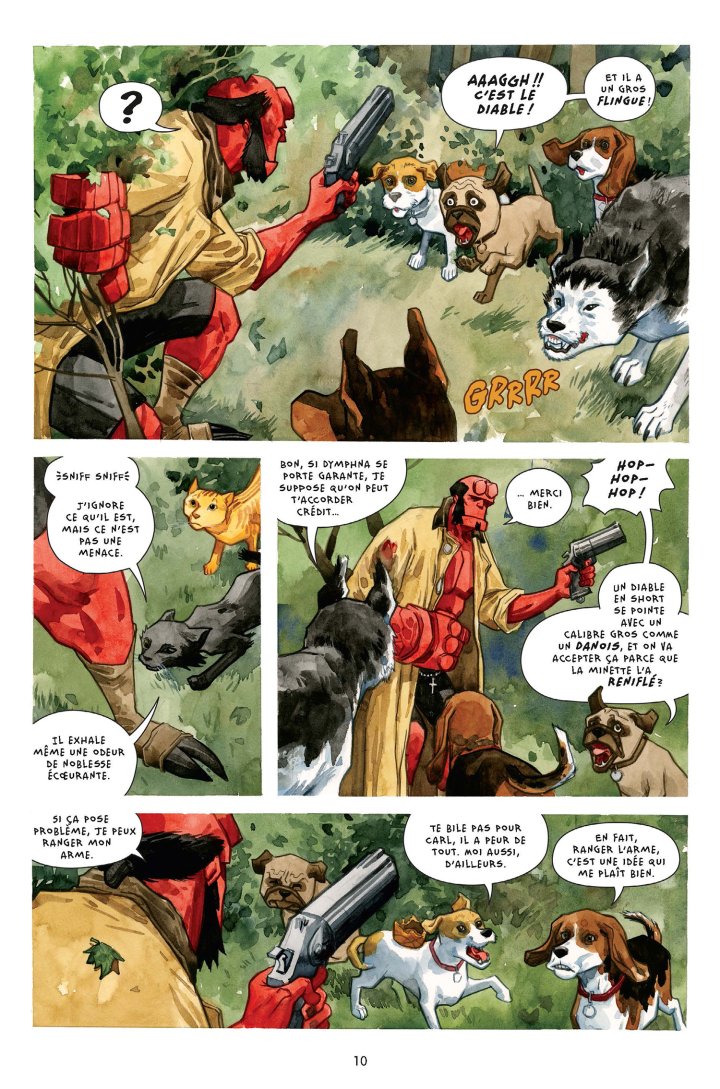 Bêtes de somme T. 2 : Surveillance de quartier - Par Mike Mignola, Evan Dorkin, Jill Thompson & Benjamin Dewey - Delcourt Comics