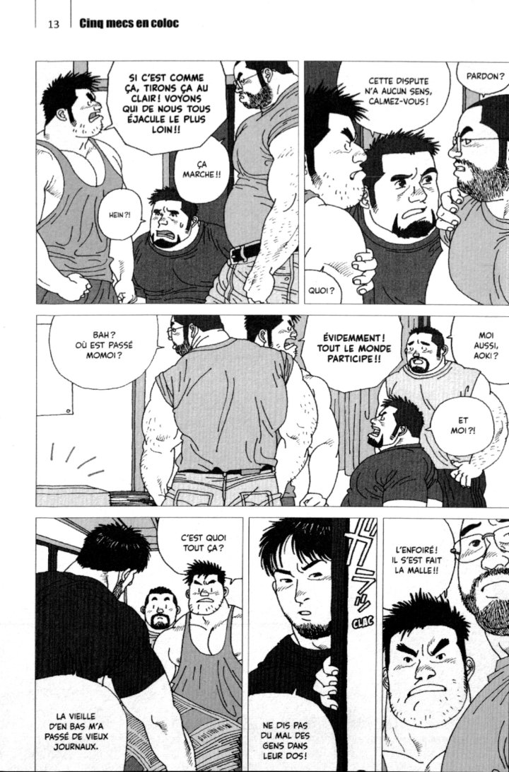 Cinq Mecs en coloc – Par Jiraiya – Éd. Dynamite (La Musardine)