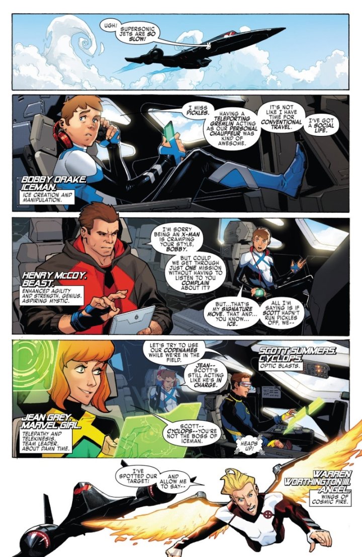 X-Men Blue T. 1 : Vous avez dit bizarre ? - Cullen Bunn, Jorge Molina, Ramon Bachs & Douglas Franchin - Panini Comics 