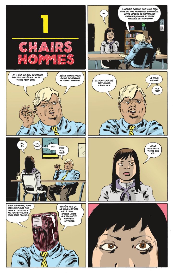 "Slasher" (L'employé du moi) : Charles Forsman tranche dans le vif de la bande dessinée