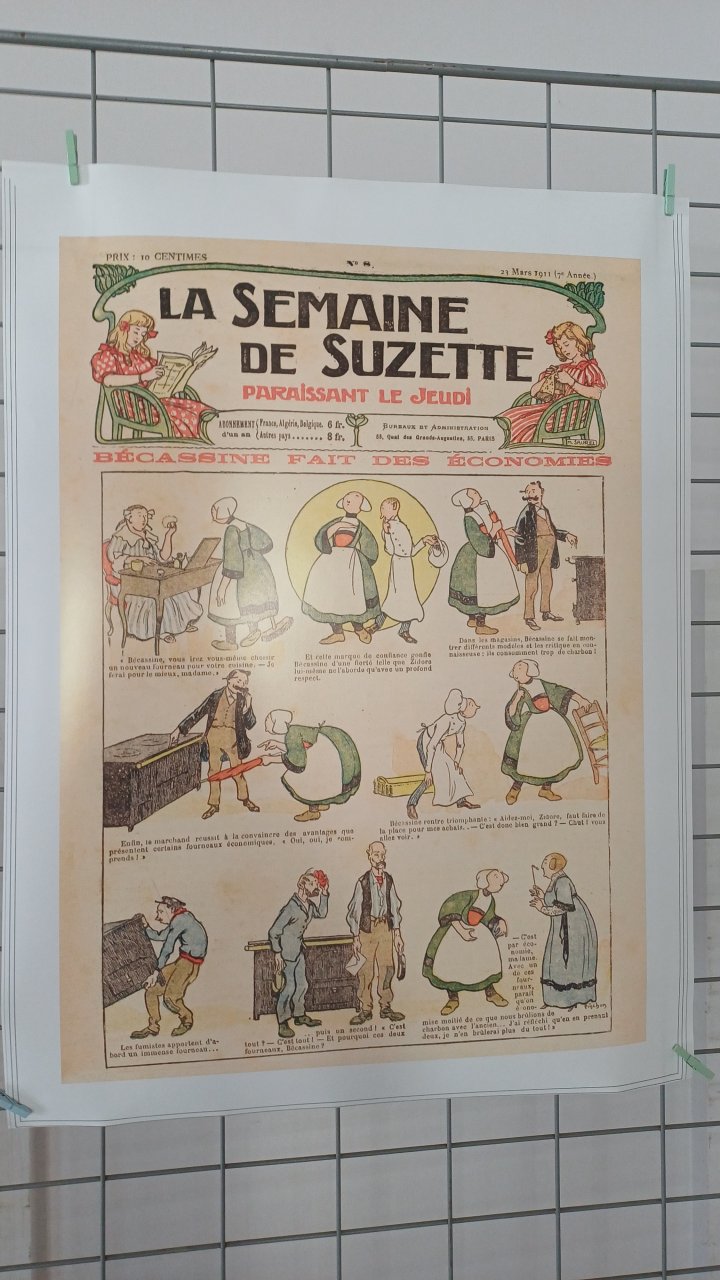 Bécassine : de la case à la toile