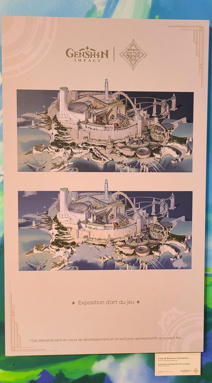 Exposition de Genshin Impact : Aventure sans fin en Teyvat - Sur les flots pour un rendez-vous à Fontaine