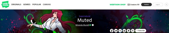 Muted - Par Miranda Mundt - Sur Webtoon