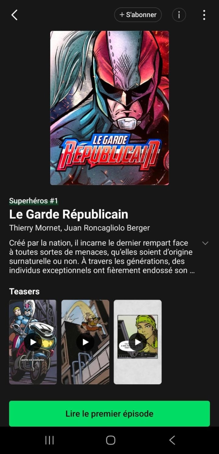 Le Garde Républicain : le super-héros tricolore arrive sur Webtoon