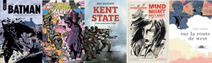 2e Prix Comics de l'ACBD : la sélection des 5 finalistes