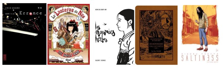 Japan Expo 2019 : les cinq titres en lice pour le prix Asie-ACBD 2019