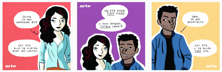 Cet été, la BD s'invite sur Instagram avec Arte et "Bigger Than Fiction"
