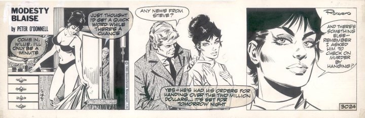 Mort à 93 ans du dessinateur espagnol Romero, dessinateur de Axa, de Rahan et de Modesty Blaise.