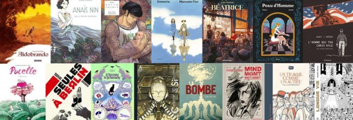 Grand Prix de l'ACBD 2021 - les 15 titres en lice