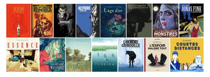 Grand Prix de la Critique ACBD 2019 - 1ère sélection de 15 titres