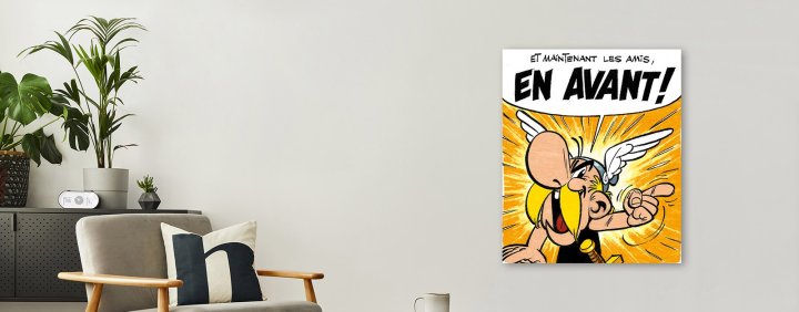 Exposition "Les XII Art Strips d'Astérix" à L'Oeil bleu (Paris - 3e)