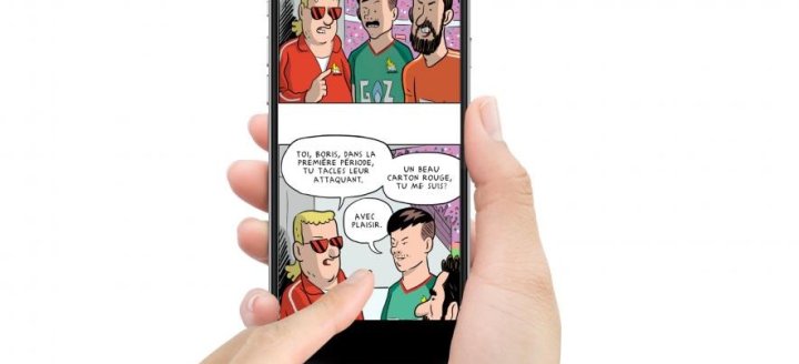 Le premier webtoon de Dupuis surfe sur le succès du foot !