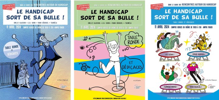 Le Handicap sort de sa bulle ! Quand la BD permet de changer son regard (Lyon)