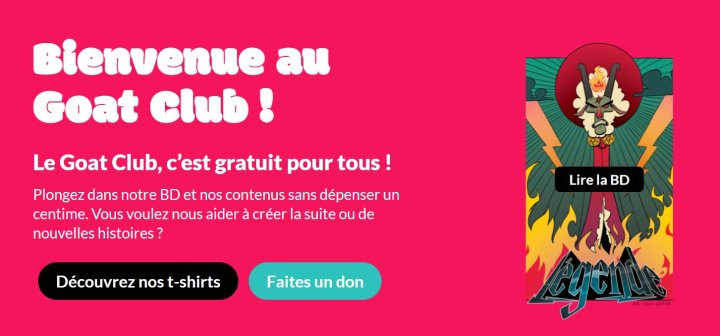 Légende, BD gratuites complètement chèvres !
