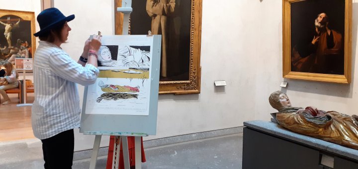 Le musée dessiné de Lucie Lomová pour Lyon BD 2023 [INTERVIEW]