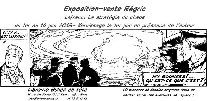 Exposition-vente Régric chez Bulles en tête (Paris)