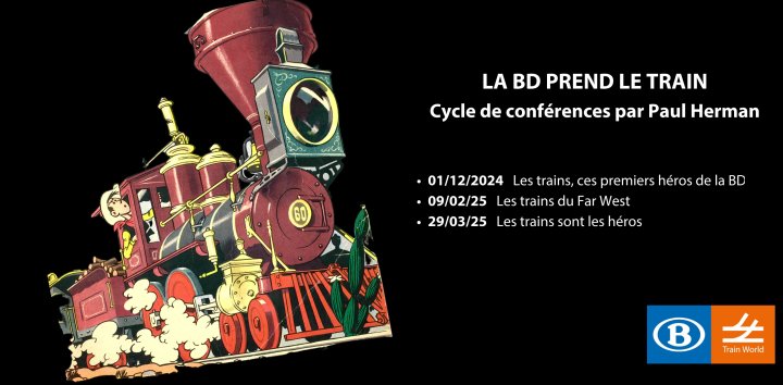 Les trains, ces premiers héros de la Bande Dessinée