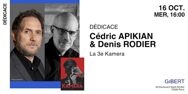 Gibert dédicace : Cédric Apikian & Denis Rodier (Paris)