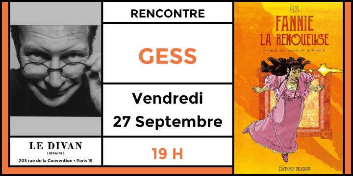 Rencontre BD avec Gess au Divan (Paris)